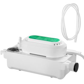 VEVOR Condensate Pump, 6.6 ft/2 m Lift, 110V Removal Drain Pump with 0.63 Qt/0.6 L Water Tank, 5W Automatic Condensation Pump with 100 L/H Flow