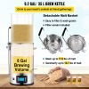 VEVOR Electric Brewing System, 9.2 Gal/35 L Brewing Pot, All-in-One Home Beer Brewer w/Pump, Mash Boil Device w/Panel