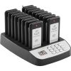 VEVOR Restaurant Pager System, Wireless 500m Long Range Lineup Waiting Queue Signal, Guest Customer Calling Beepers with Vibration & Flashing